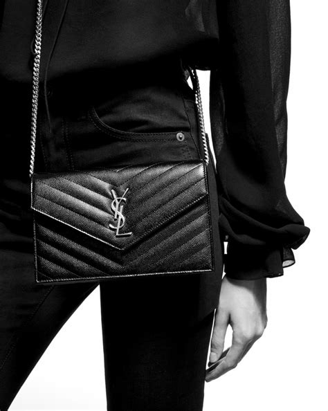 ysl small matelasse envelope chain|Saint Laurent Monogram YSL Small Matelasse Envelope Chain .